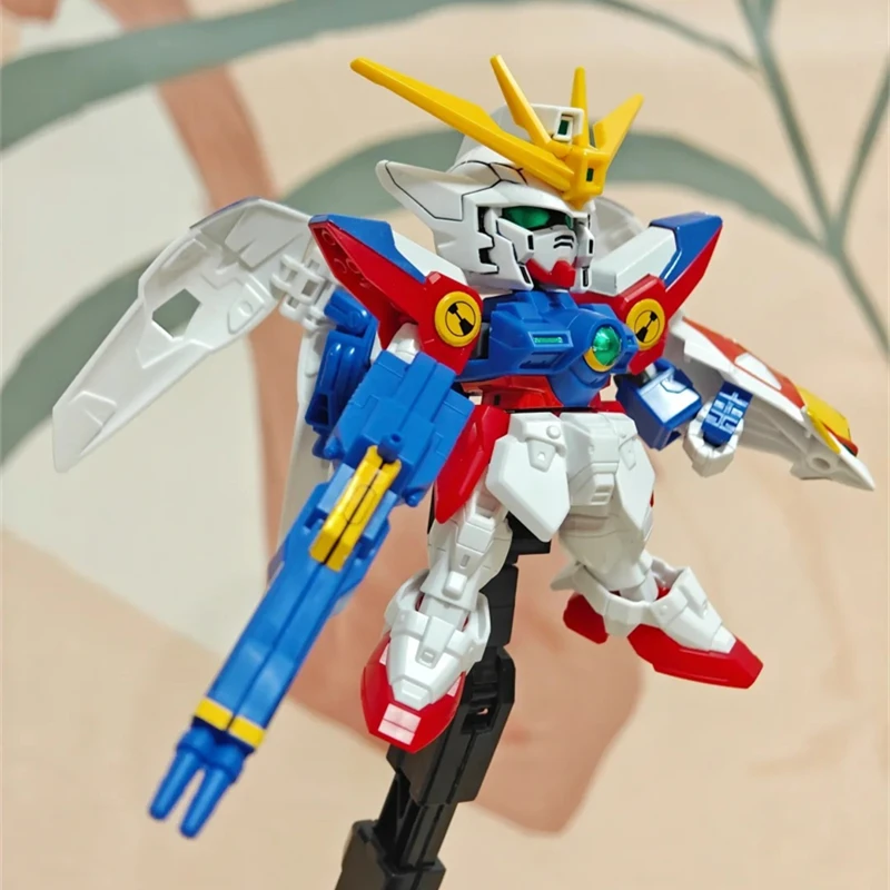 Bandai-Figurine SDEX Wing Gundam ontariassemblée, modèle BB Warrior, robot mobile, jouets de collection animée, ornement de bricolage