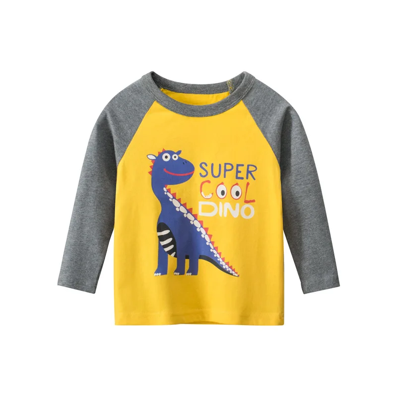 Children's clothing autumn new product Korean version boys' base shirt Children's long sleeved T-shirt