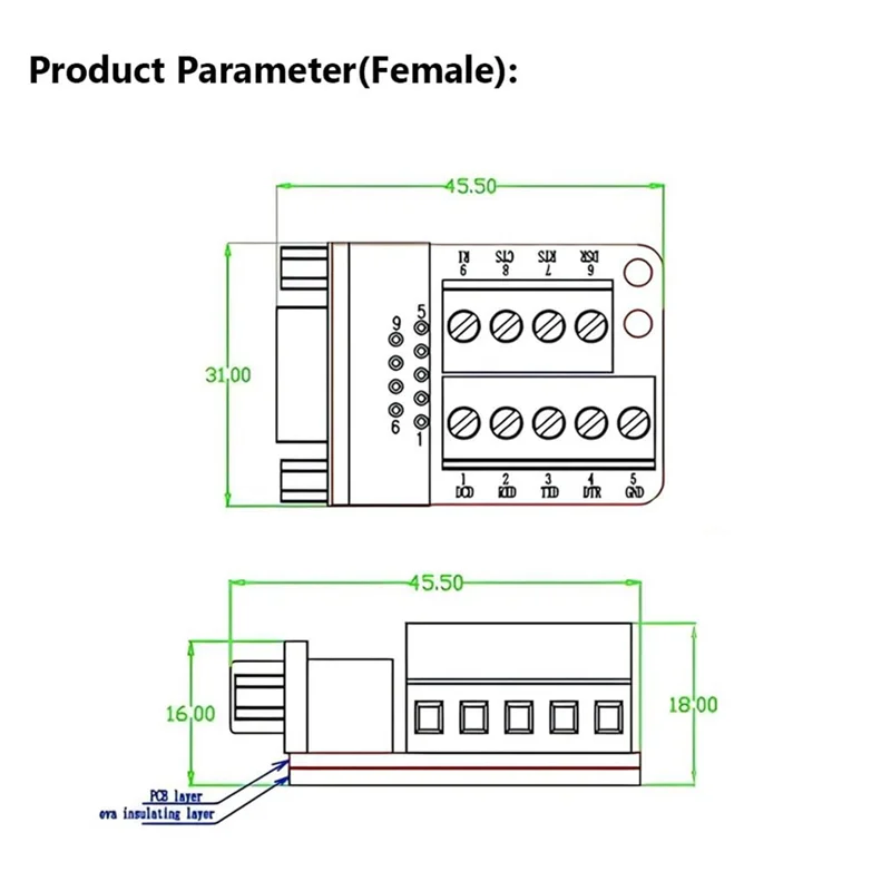 A33T-10PCS DB9 Sold…