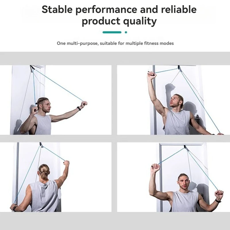 Shoulder pulley trainer, neck, shoulder and upper limb exercise resistance rope