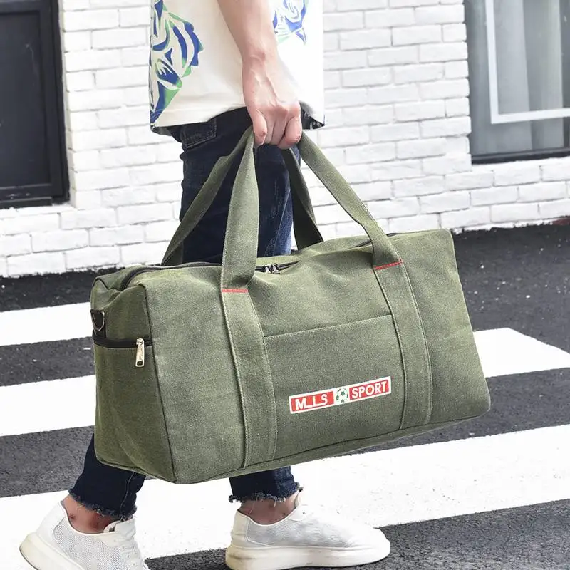 

Large Capaci Canvas Travel Bag Men's Single oulder Lage Bag Bapa Sports Fitn Tourist Bag Faionable Trendy