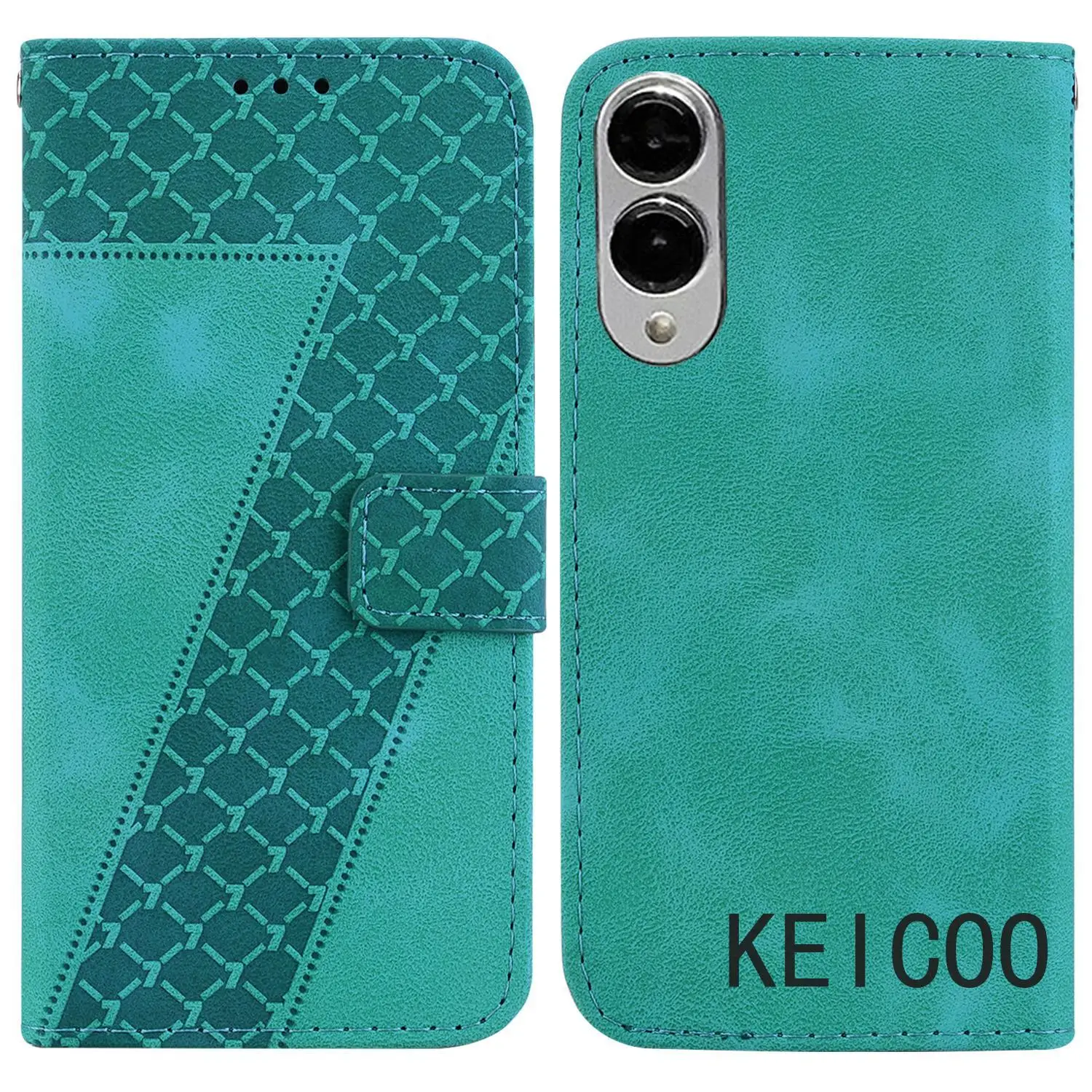 

Для Samsung Galaxy S22 S23 S24 S25 FE Edge Ultra Plus цифровая тисненая магнитная застежка откидная крышка слот для карты анти-падение чехол для телефона