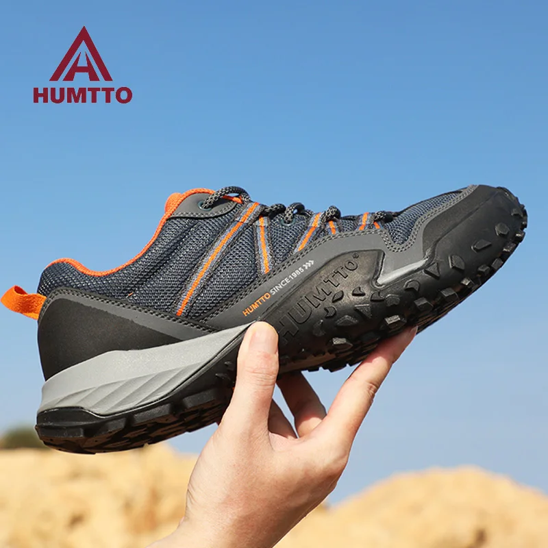 

Humtto 2023 Hiking Shoes Wear-resistant Outdoor Sports Women Shoes Lace-Up Womens Climbing Trekking Sneakers breathable sneakers