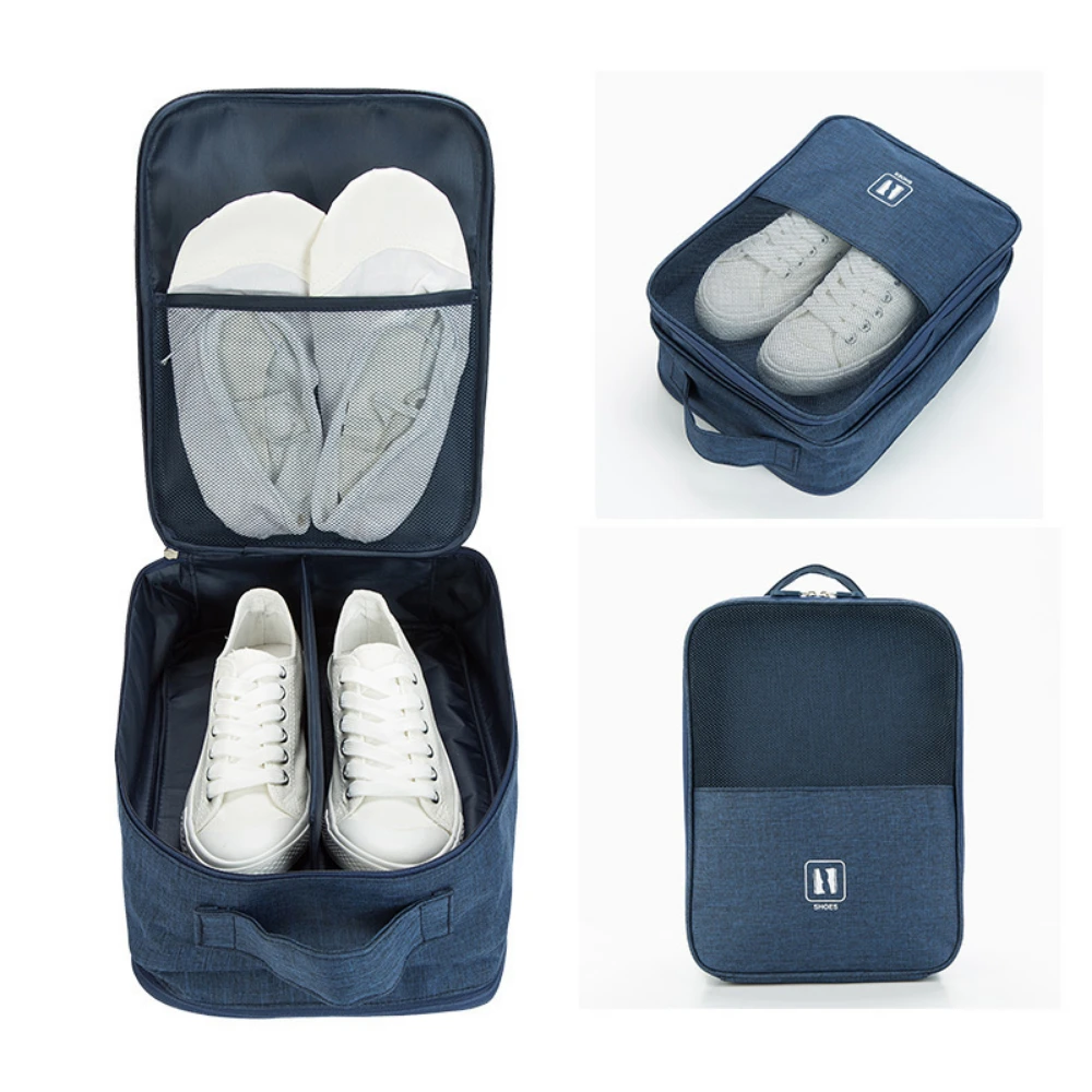 This large-capacity travel shoe bag is suitable for both men and women. It is waterproof and dustproof and can be equipped with