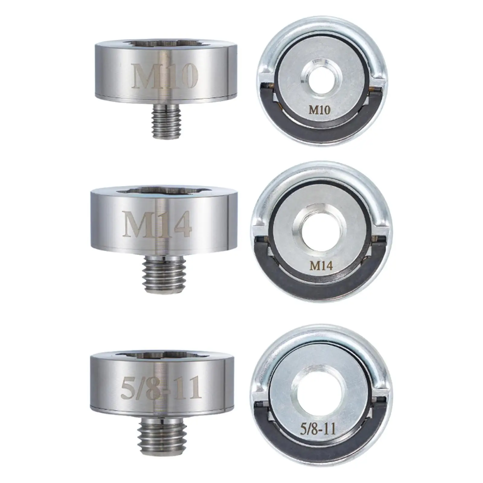 

Angle Grinder Adapter with Lock Nut Kit Directly Replace Stainless Steel for Drum Wheels Saw Blades Cutting Blades Drill Bits