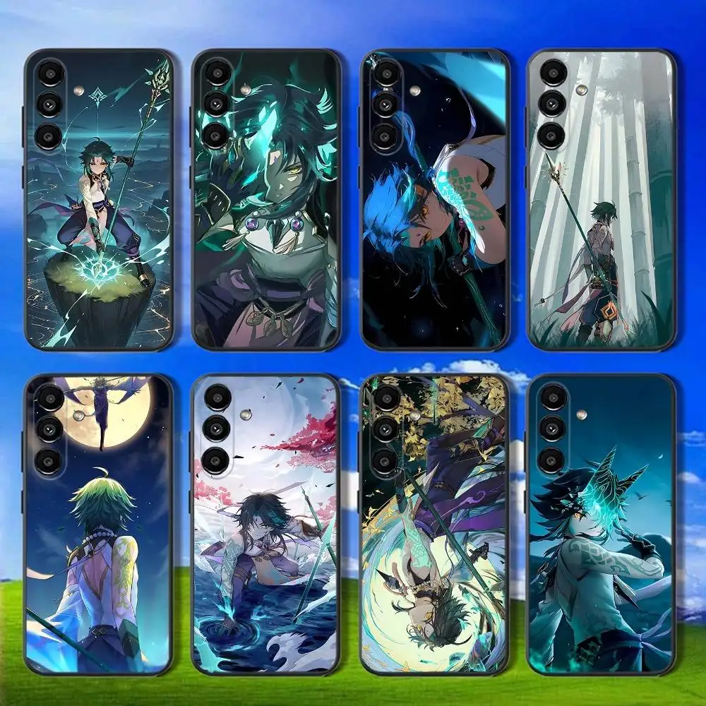 

Xiao G-Genshin Impact Phone Case For Samsung Galaxy A13,A21s,A22,A31,A32,A52,A53,A71,A80,Soft Black Shell