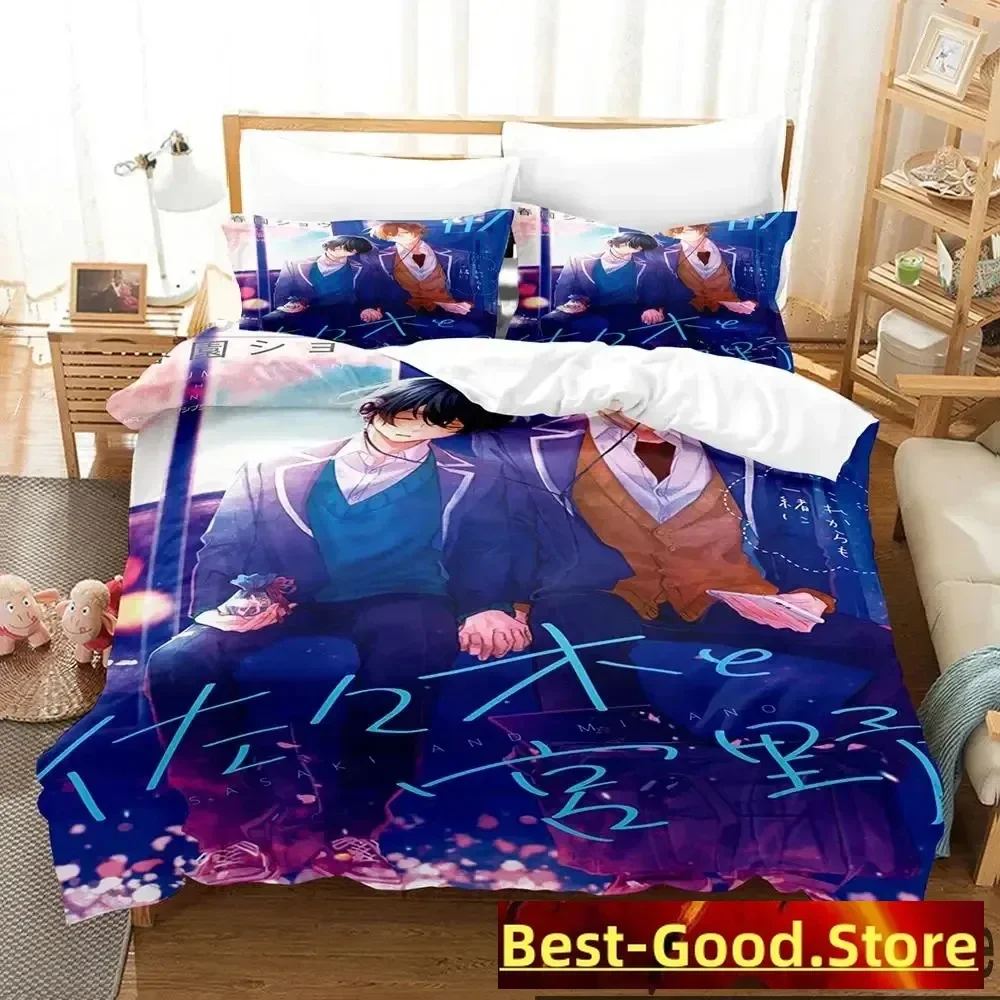 

3D Anime Sasaki and Miyano Bedding Set Boys Girls Twin Queen King Size Duvet Cover Pillowcase Bed boys Adult Home Textileextile