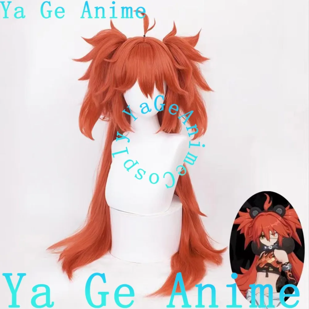 

Парик для косплея Коуды из Zenless Zone Zero, Белохохлый с двумя хвостами, в наличии, парик для аниме-шоу и игровых вечеринок, используется для аниме-танцев