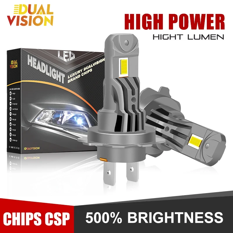 

H7 LED Canbus LED 1:1 Plug And Play Mini Car Headlight Bulb Auto Fog Light Motorcycle Canbus Decoder Fan Car Light Fog Lamp 2pcs