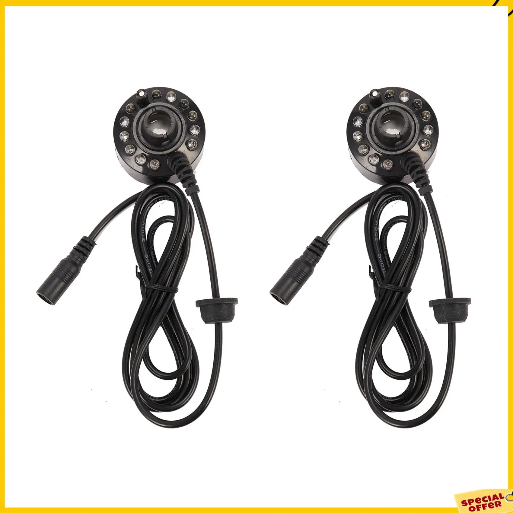 A24P 2X12 LED อุตสาหกรรม Incubator Humidifier Pond Atomizer Air Udifiermih DC 24V Mist Maker Fogger น้ําพุ