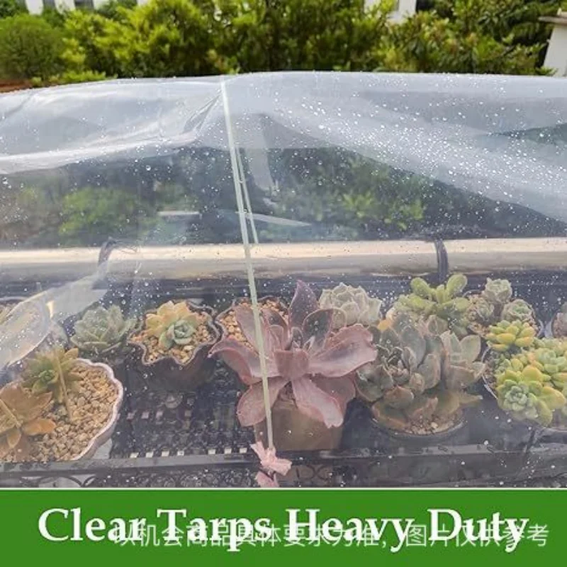 

Transparent Waterproof Sunshade Tarpaulin, Made of High-Quality Pvc Material with Anti-Uv Function The Seal Ring Design Provides