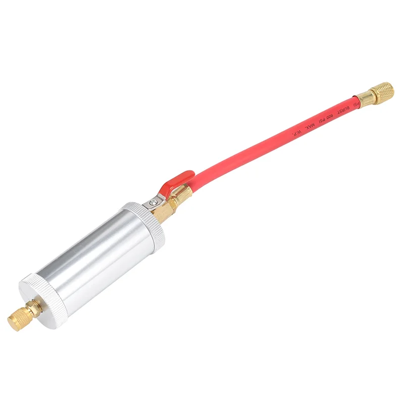 

B03C-Dye Injector Air Conditioning Car Oil Injection R12 R134A R22 Dye Injection 2 Ounce Pure Liquid Coolant Filler Tube