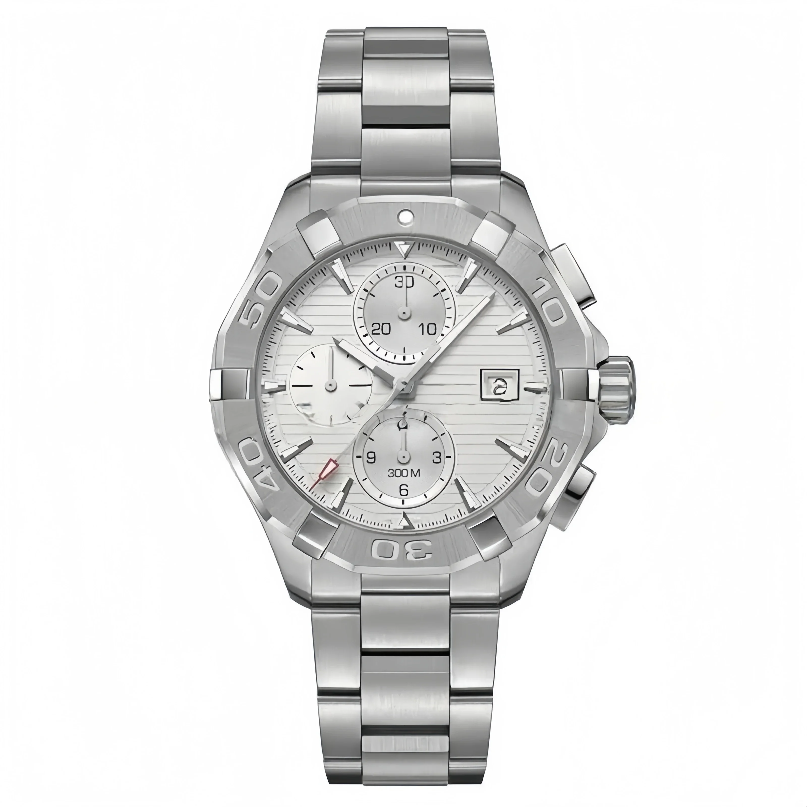 クォーツ メンズ ウォッチ 63 ステンレススチール ブレスレット セラミック ベゼル 夜光サファイアガラス