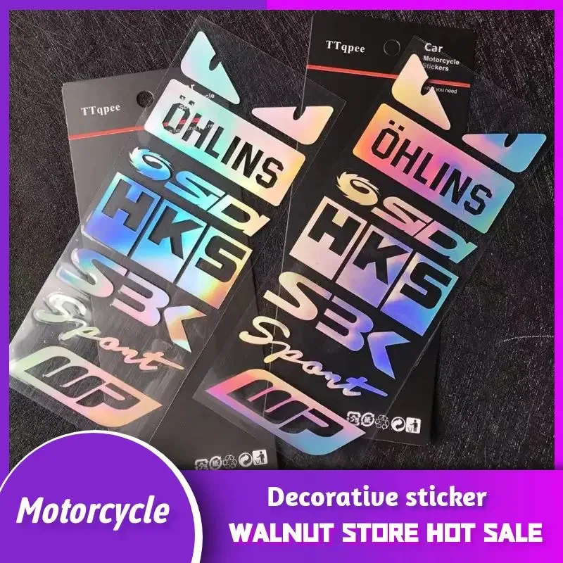 

Светоотражающие мотоциклетные цельные наклейки на бак, наклейки для Kawasaki Ninja YAMAHA TMAX HONDA SUZUKI