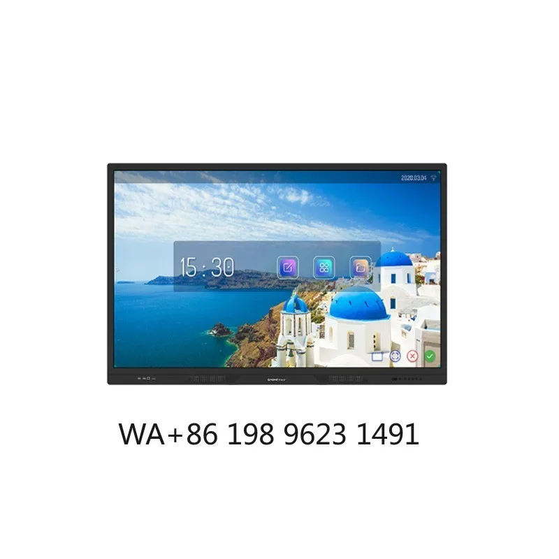 86 Inch 4K Interactive Flat Panel Touch Screen Smart LED Whiteboard for Classroom Conference Education view 2