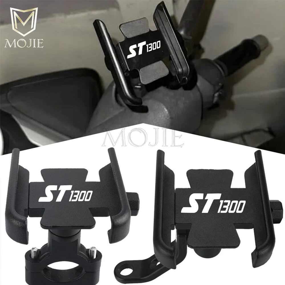 Universal Rearview Mirror Handlebar Phone Holder Cellphone Stand For Honda ST1300 ST1300P ST 1300 ABS ST1300PA 2002-2021 2022+