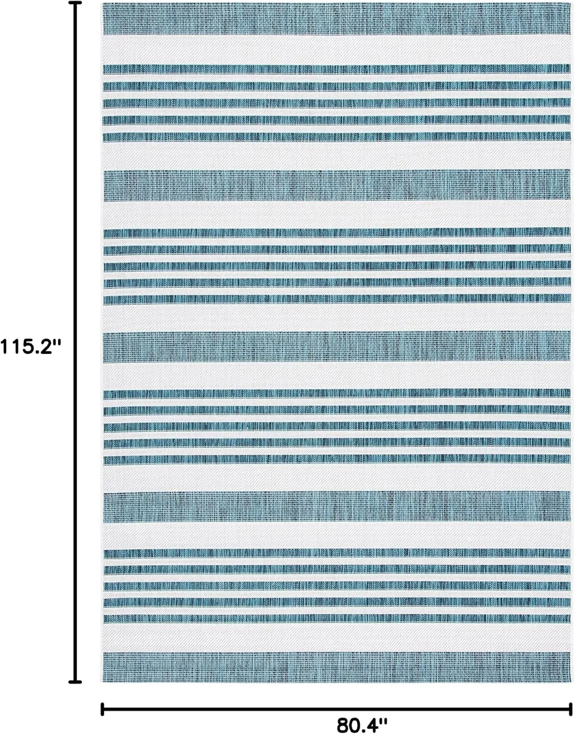 Washable Rug Outdoor Courtyard Collection - 6'7