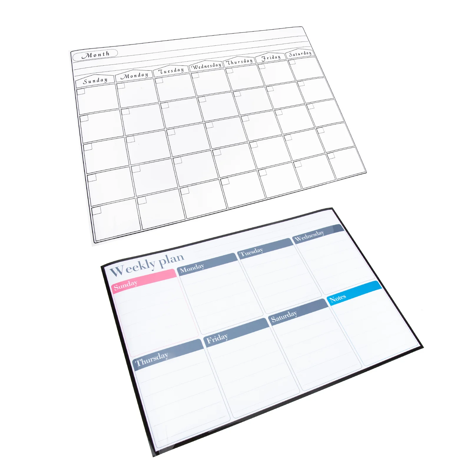 

1 Set Magnetic Planner Board Reusable Dry Erase Calendar For Home Office School Refrigerator Use Sturdy Material No Residue Easy