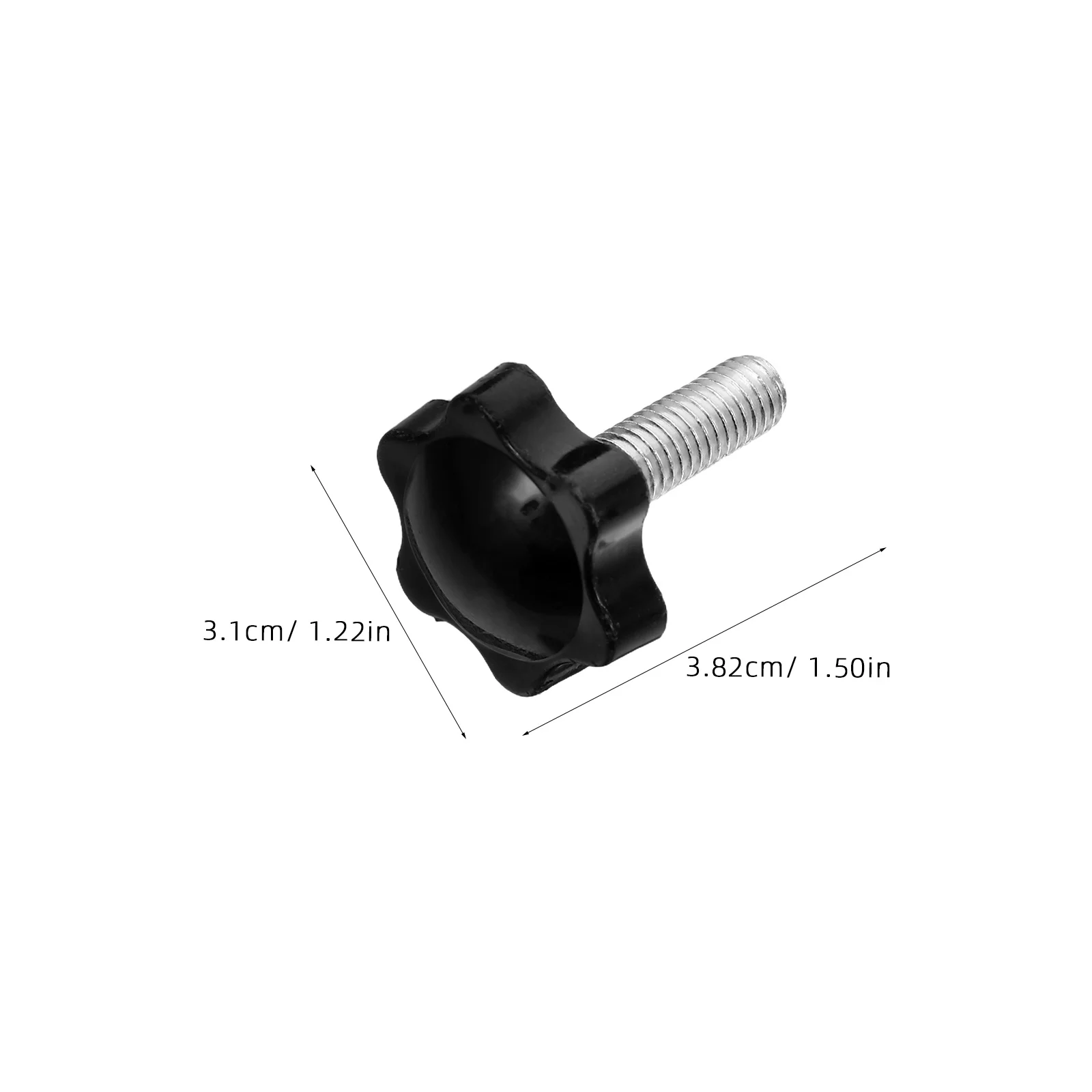 20pcs Star Hand Knob M8 Plastic Hexagon Knobs For Machinery Clamping Handle Nut Screw Threaded Thumbscrew Tool Parts
