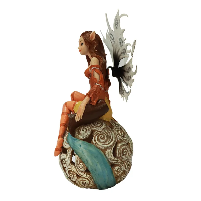 Custom Resin Dolls • Flower Fairy Bobblehead Ornaments • Desktop Decorative Figurines • Home Souvenirs • Resin Crafts