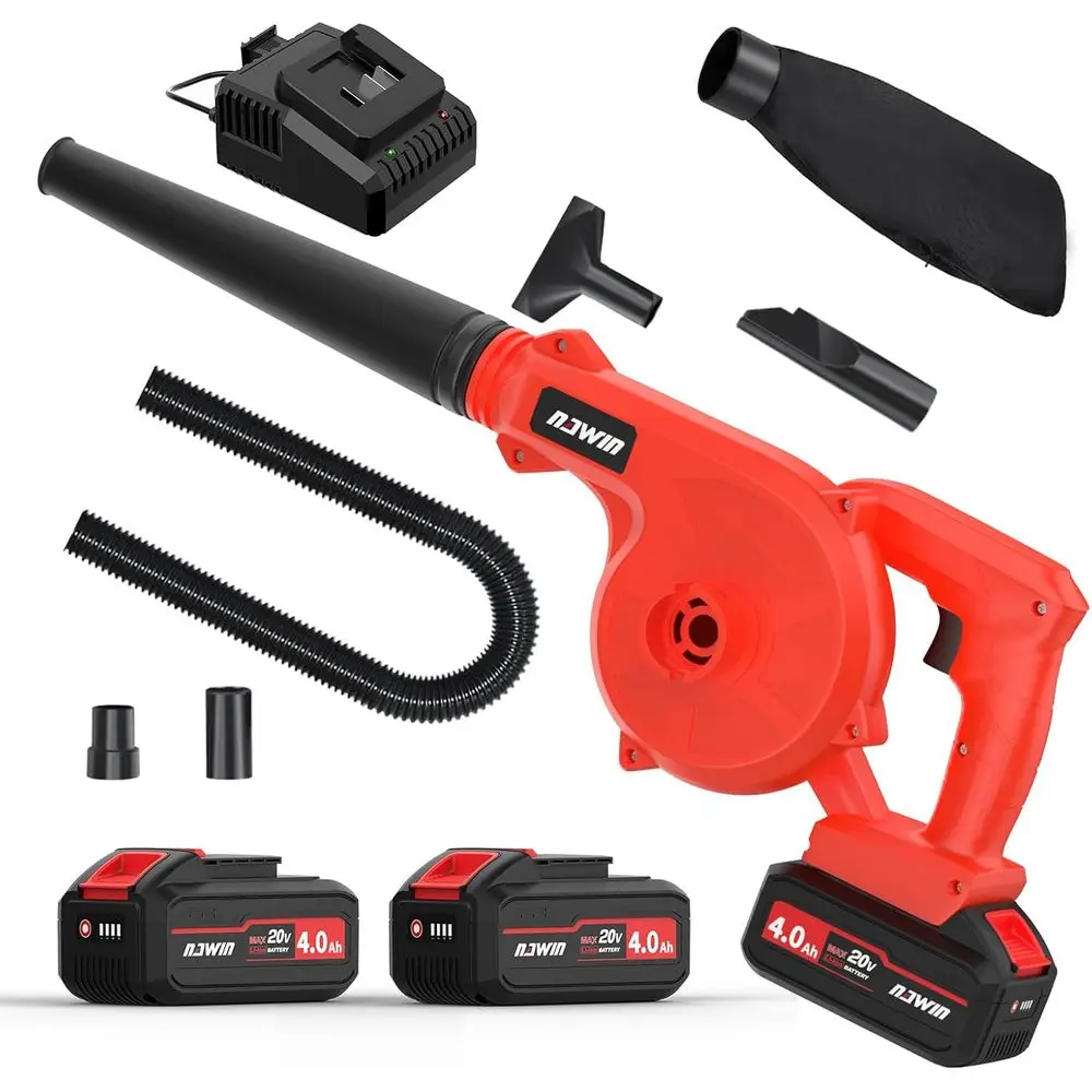 

Mini Electric Blower Kit,Leaf Blower with Battery & Charger,20V Handheld Lightweight Mini Blower for Lawn, Compact Electric Leaf