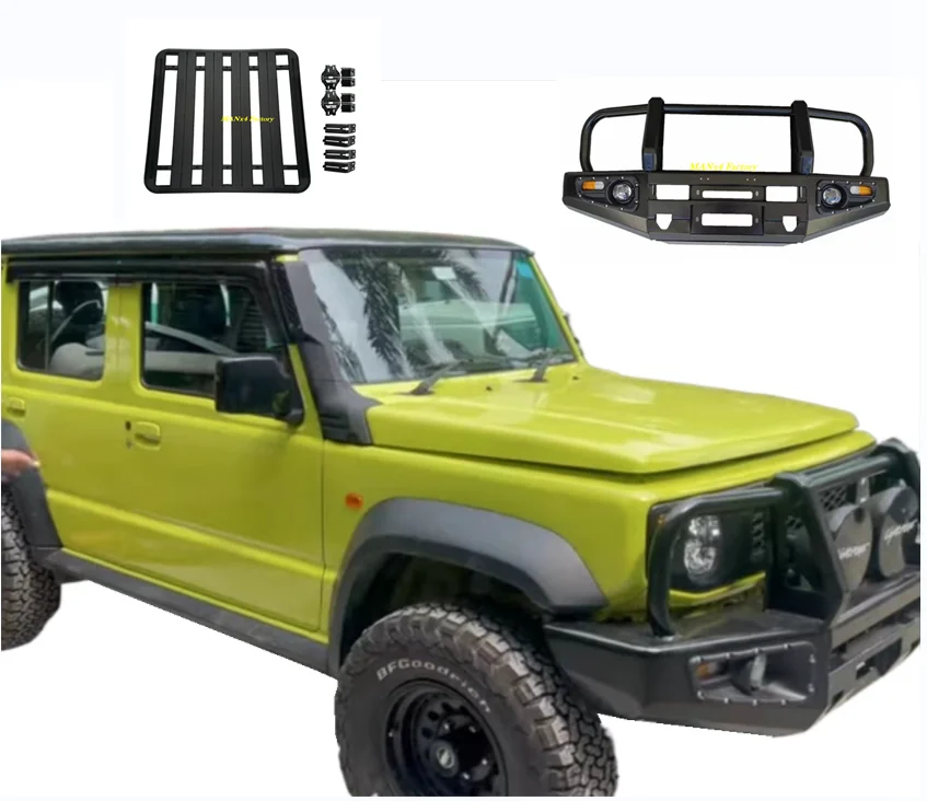 

TOP Bull Bar Steel Front Bumper for Jimny 2019+ 4 Doors India 5-Door