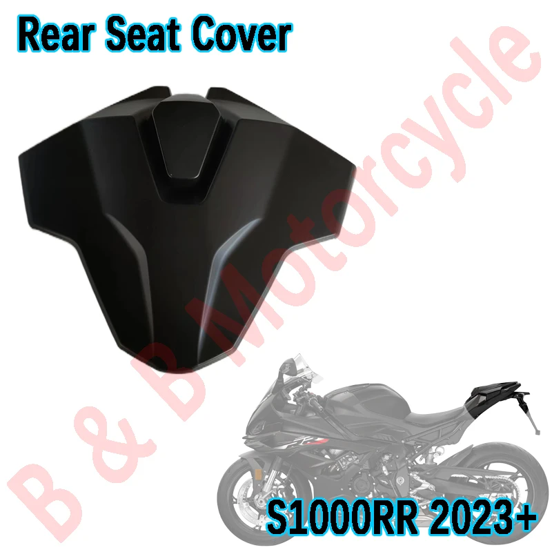 

For BMW S1000RR 2023-2024 Rear Passenger Seat Cowl Pillion Fairing BMW S1000RR 2023-2024 Rear Seat Cover Hump Fairings set Black