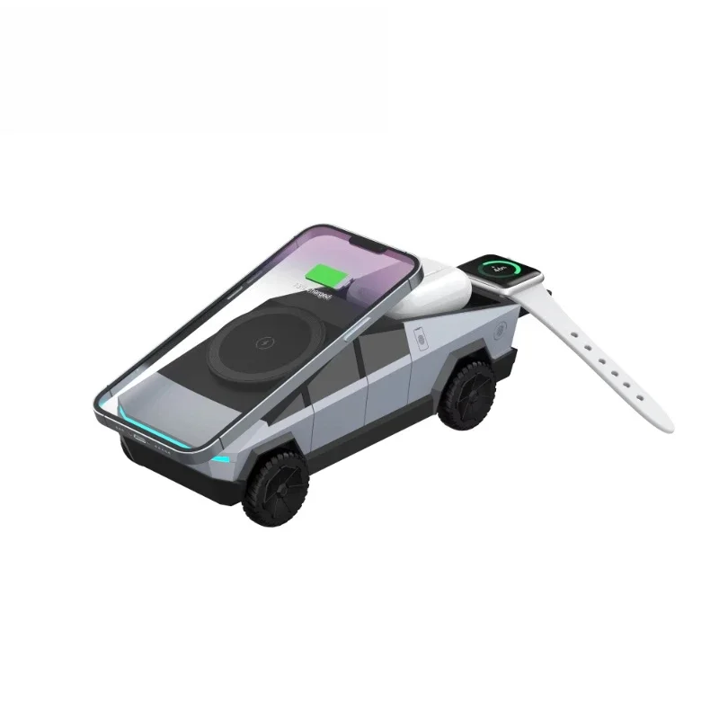 

Multifunctional mobile phone, smart watch, fast charging board 3-in-1 magnetic charging station, wireless charger.
