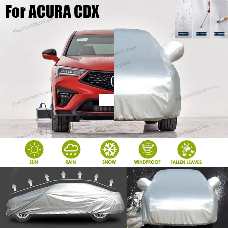 

For ACURA CDX Auto Anti snow Anti dust Sunscreen Anti-uv Anti peeling paint And Anti Rainwater 210t car cover Car cover