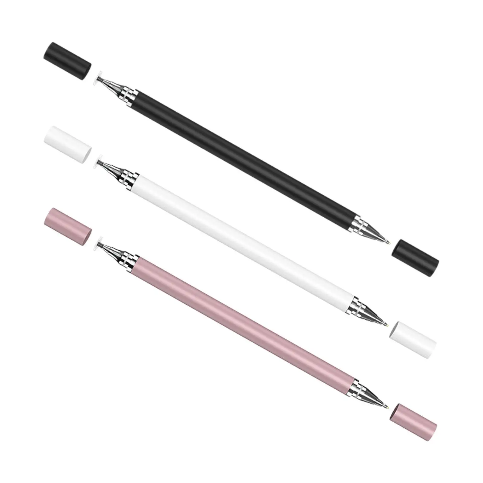 2 in 1 Capacitive Pen Easy to Use Point Touch Pen for Editing Gaming Drawing