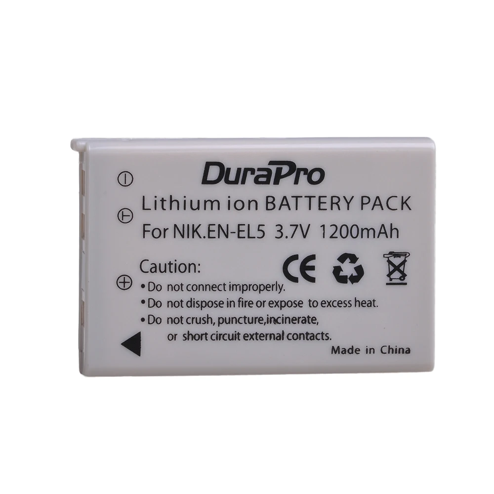 EN-EL5 EN EL5 ENEL5 Camera Li-ion Battery+LED USB Dual Charger For Nikon Coolpix P90 P100 P500 P510 P520 P5000 P5100 P6000