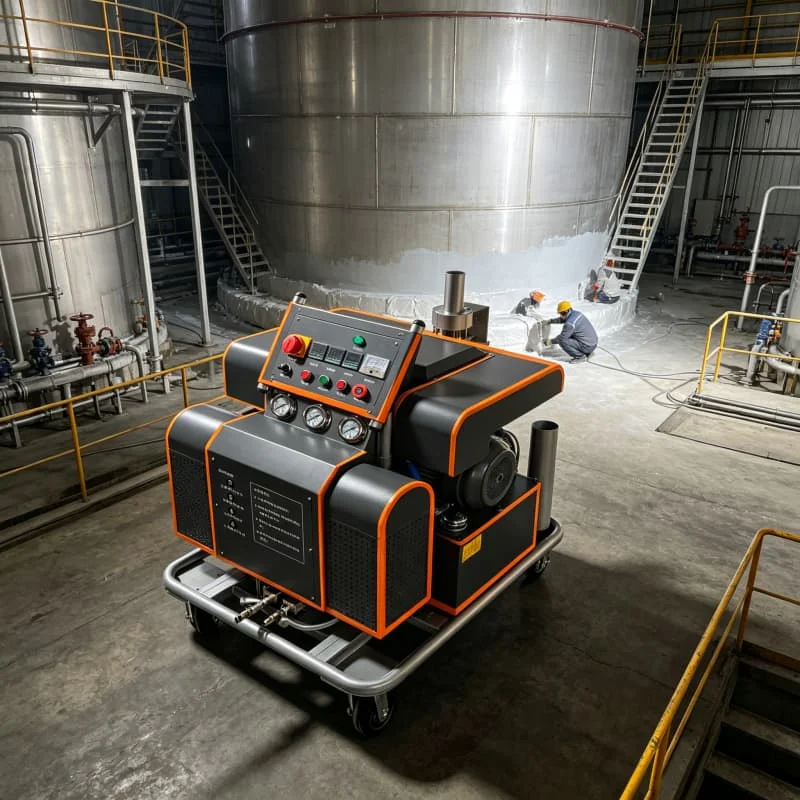 High Pressure PU Spraying Machine Polyurethane Foam Insulation Sprayer Hydraulic Roof Wall Pipeline Tank Construction Customized