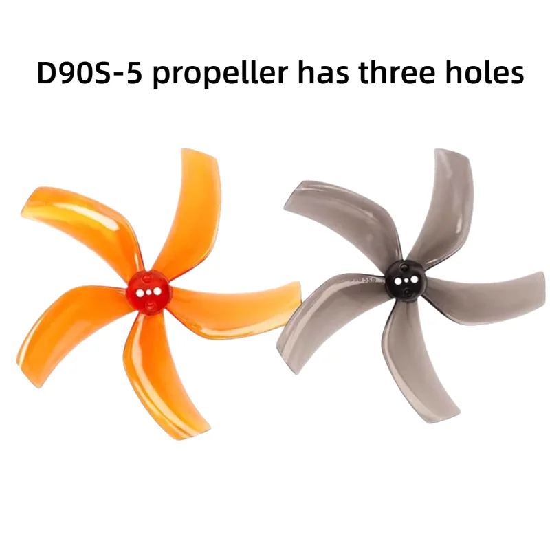 D90S-5 propeller three-hole D90 blade optimized FPV model aircraft high-definition flight without jelly phenomenon