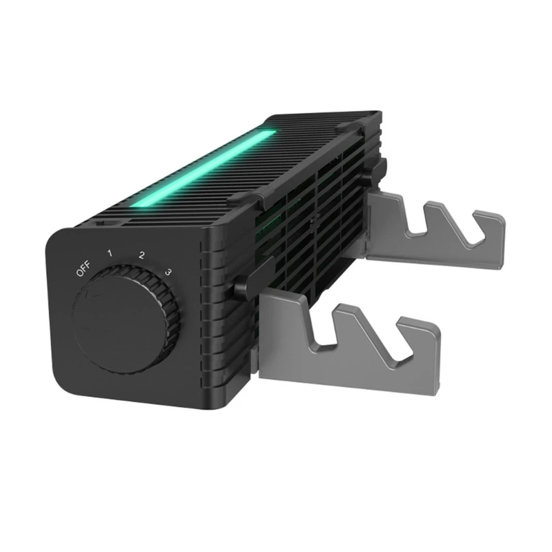 

USB Desk Phone Fan Quiet Cooling Pad Radiator Stand for Phone Tablet Laptop