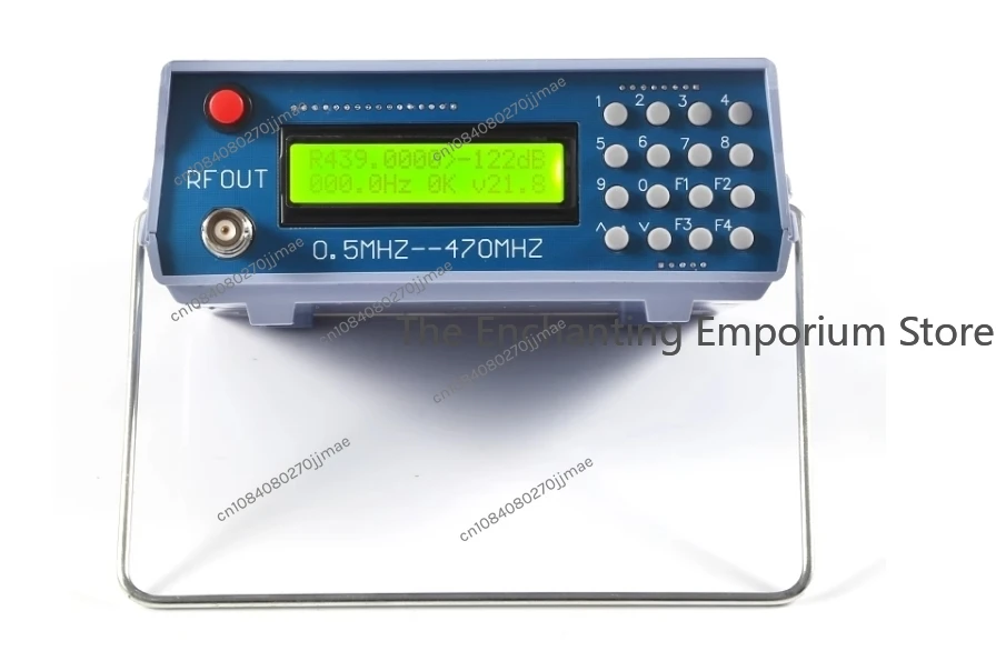 

Signal Generator 0.5MHz-470MHz RF Signal Generator Meter Tester for FM Radio Walkie-talkie Debug Digital CTCSS Singal Output