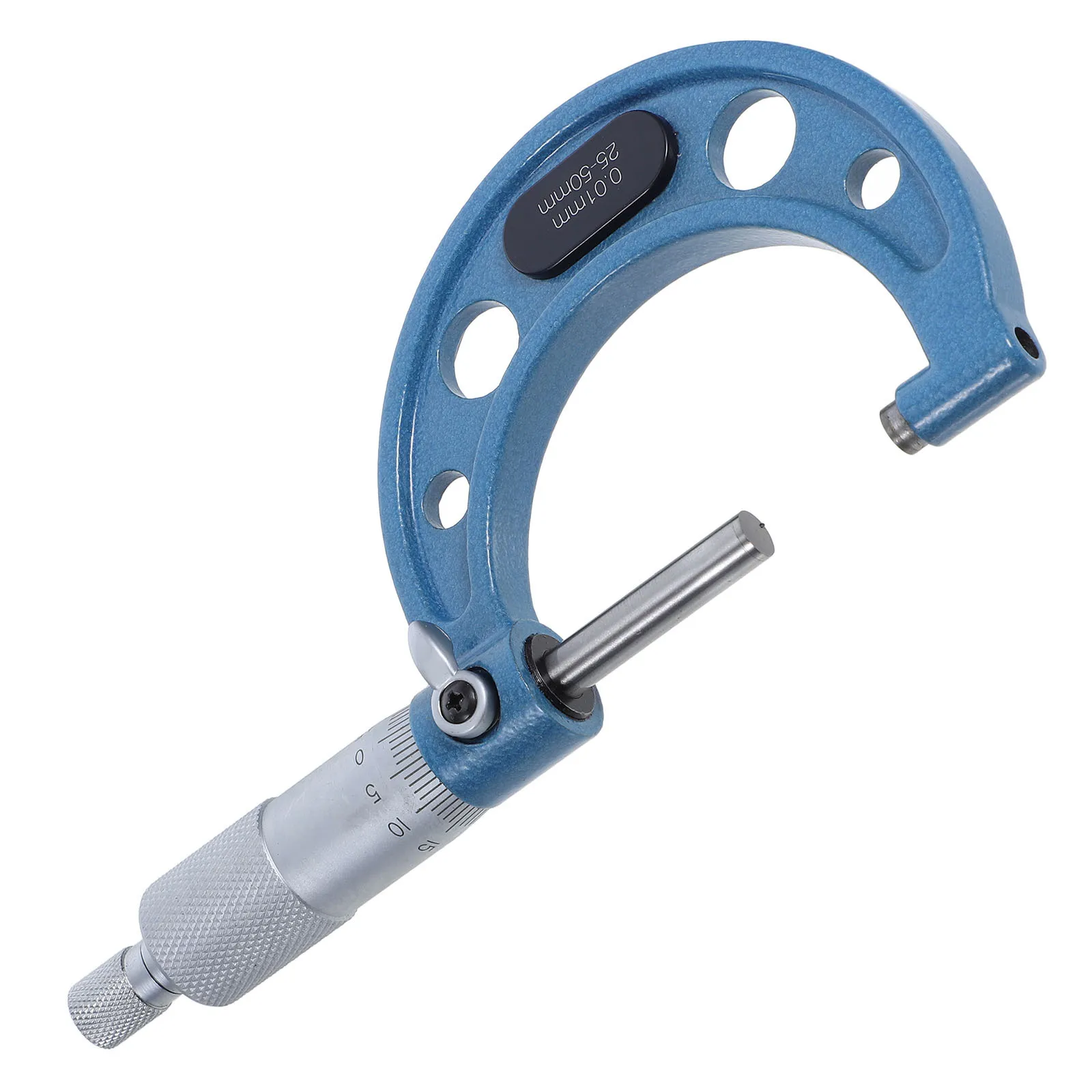 Präzisions-Außenmikrometer aus Edelstahl, 25–50 mm Bereich, hohe Genauigkeit, 0,01 mm Abschlussmesswerkzeug für Profis