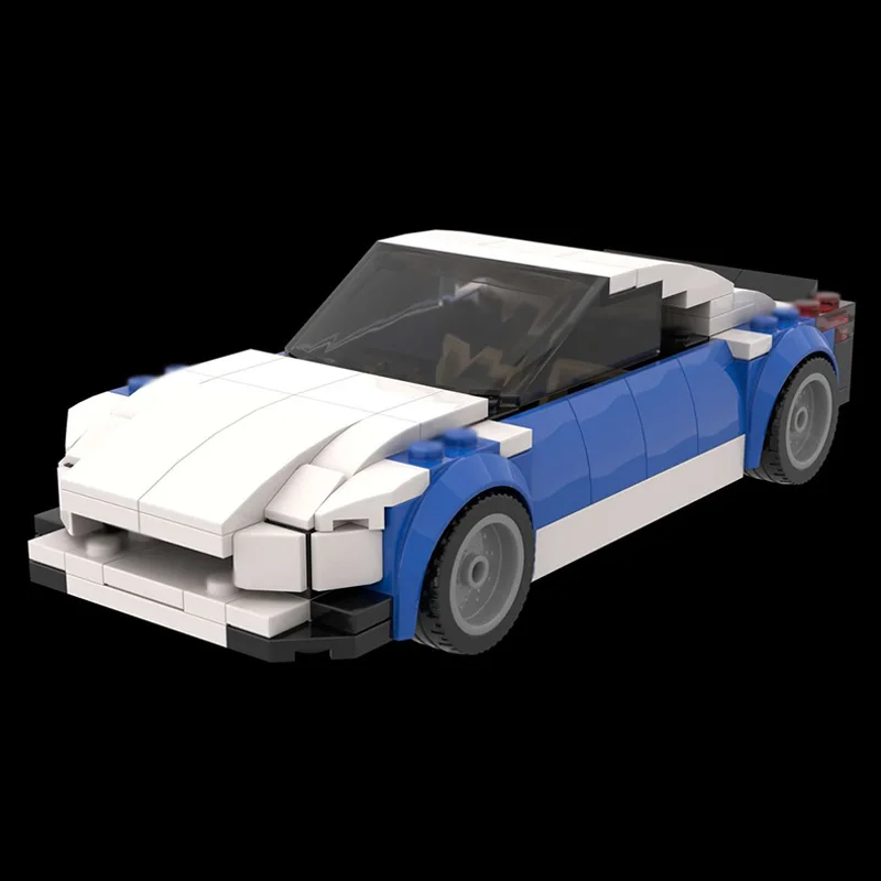 Speed Racing Car Model MOC Building Bricks 350Z Top Tier Sports Car Modular Technology Children Holiday Gifts Assemble Toys Suit