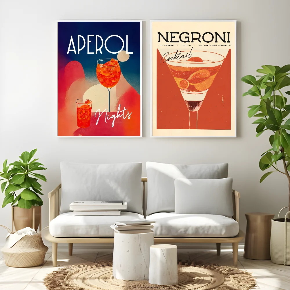 Aperol Spritz V-Vacation Art affiche imprime Design parfait nordique moderne décor à la maison cadeau
