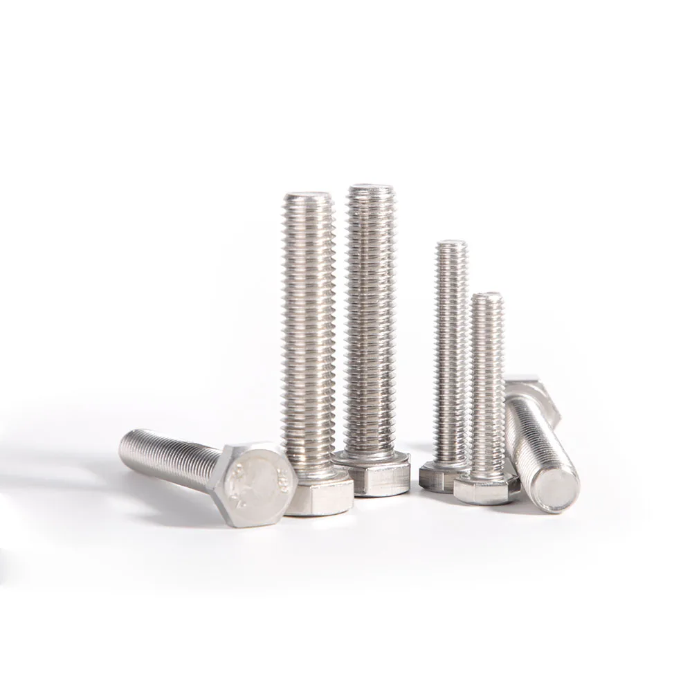 M4 M5 M6 M8 M10 M12 M14 M16 M18 DIN933 A4-70 316 Stainless Steel External Hex Hexagon Head Screw Bolt