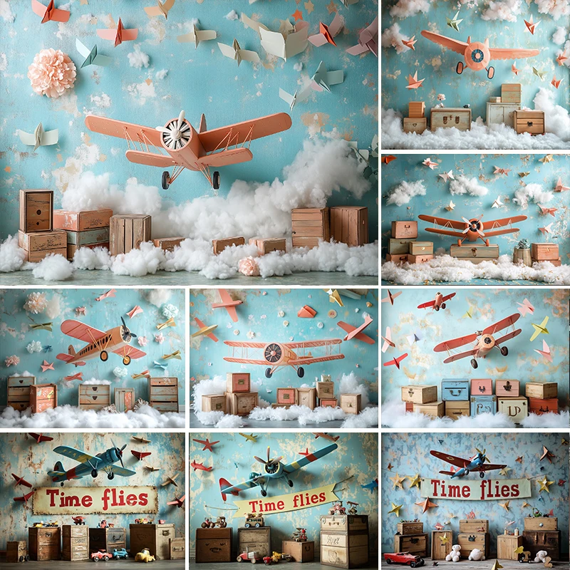 

Фоны для фотосъемки LS, самолет, парусный спорт, по всему миру, детский душ, торт, Smash, детский день рождения, фотофоны