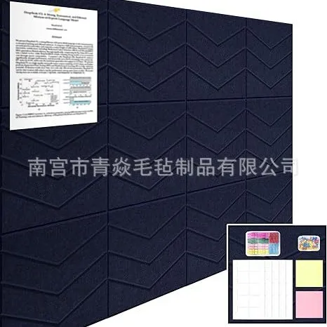 30x30cm 12Pcs Felt Self-Adhesive Acoustic Wall Panels for Living Room Bedroom Home Decoration DIY Soundproof Noise Reduction