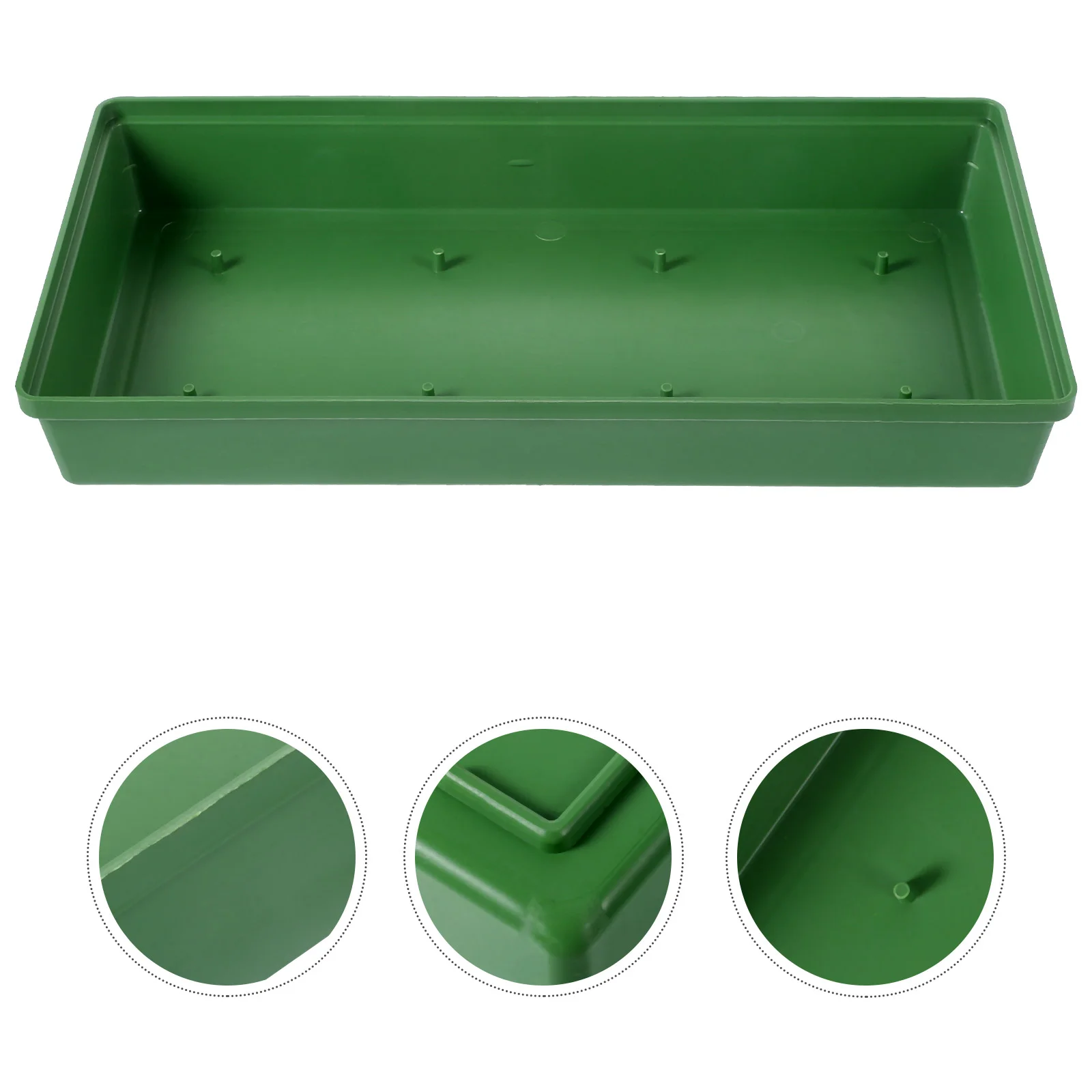 10 Pcs Flower Mud Fixing Plate Foam Tray Floral Arrangement Supplies Plant Decorate Trays for Arrangements Plastic Office