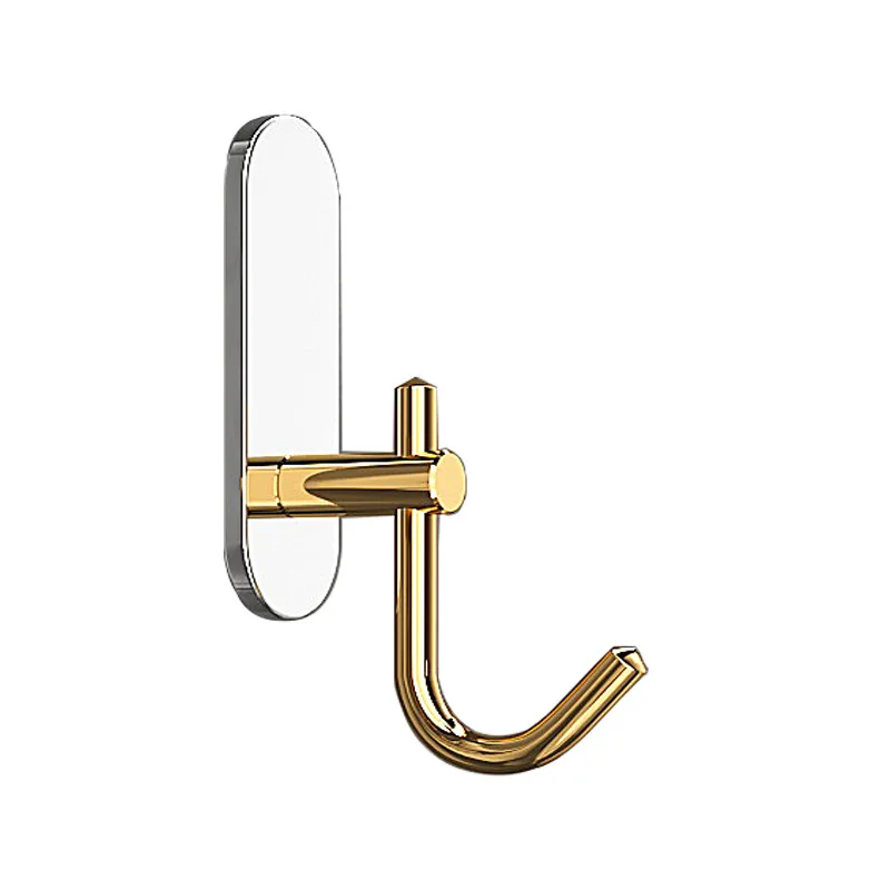 

CX light luxury coat hook kitchen adhesive hook, bathroom bathroom, high-end luxury gold hook