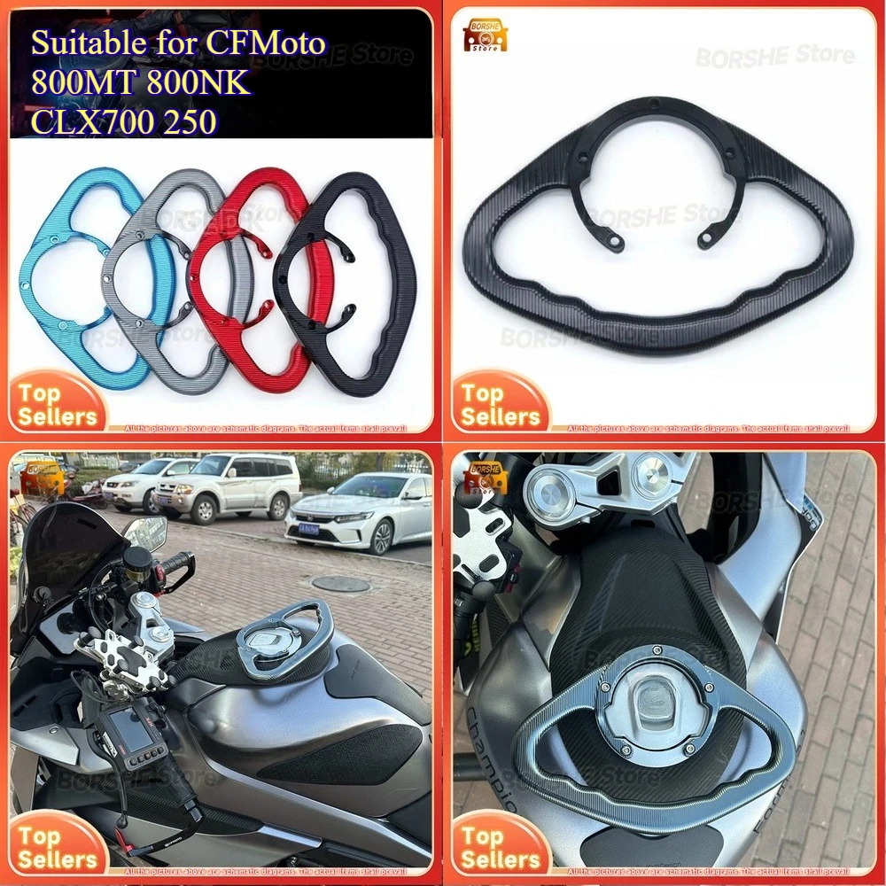

2026 Motorcycle Passenger Rear Seat Handlebar Suitable for CFMoto 800MT 800NK CLX700 250 Universal Bike Pillion Grab Rail