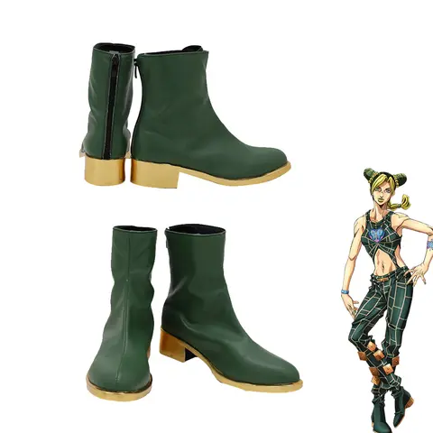 Jolyne Cujoh Cosplay Shoes Boots Halloween Party Roleplay Costumes Accessory European Size Custom Made