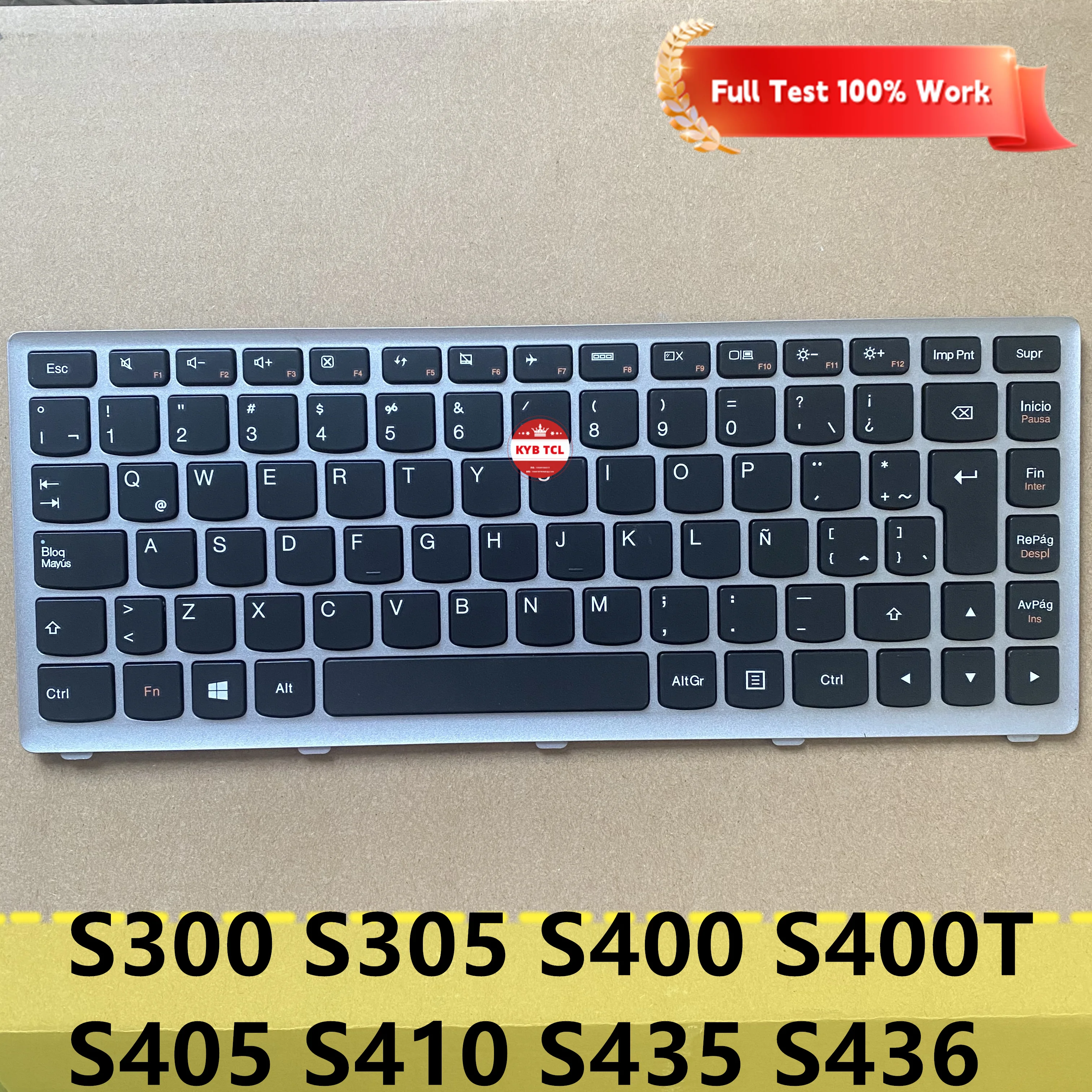 Laptop US keyboard Silver Notebook 25213418 MP-11K9 For Lenovo Ideapad S300 S305 S400 S400T S405 S410 S435 S436