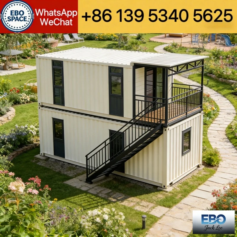 20ft Folding House Mobile House Expandable Box Prefab Modular Holiday Villa Outdoor Waterproof Mobile House