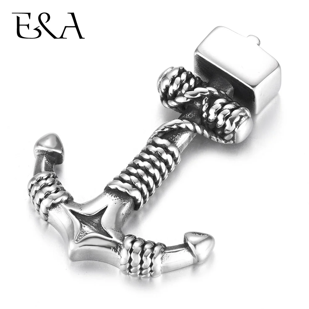 Stainless Steel Anchor Hooks Double Hole 5mm Bracelet Clasp for Jewelry Making Findings DIY Supplies Accessories Wholesale
