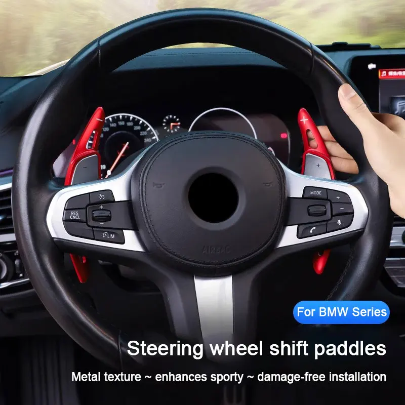 

For BMW 1 3 4 5 Series X5 X6 X7 G20 G32 G01 G02 G05 G22 G82 G07 G06 F96 F30 F31 F80 F32 F82 F34 F11 Steering Wheel Shift Paddles