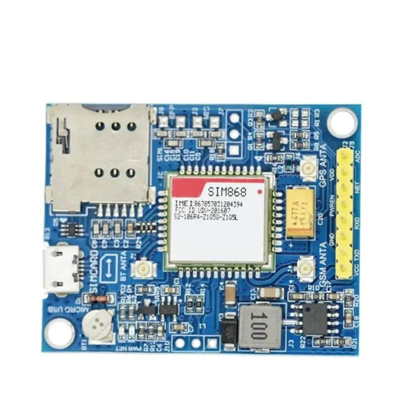 ABJF-SIM868 Development Board GSM GPRS GPS Module For Raspberry Pi Dual-Mode Communication Positioning Tracking Shield